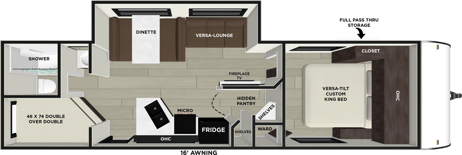 X Lite 26ICE Floorplan